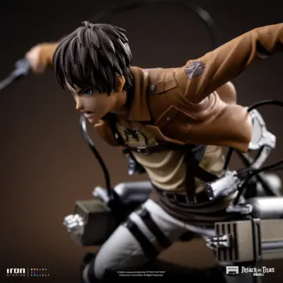Attack on Titan Art Scale Statue 1/10 Eren Yeager 24 cm by Iron Studios - immagine 6