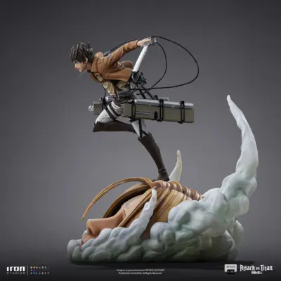 Attack on Titan Art Scale Statue 1/10 Eren Yeager 24 cm by Iron Studios - immagine 4