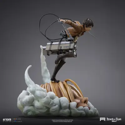 Attack on Titan Art Scale Statue 1/10 Eren Yeager 24 cm by Iron Studios - immagine 3