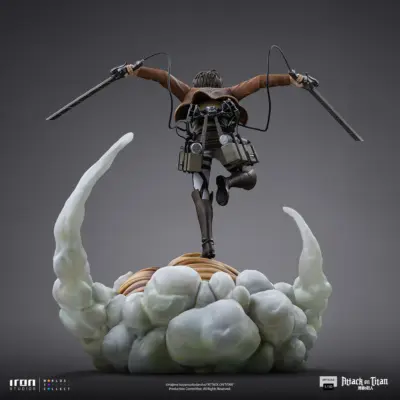 Attack on Titan Art Scale Statue 1/10 Eren Yeager 24 cm by Iron Studios - immagine 5