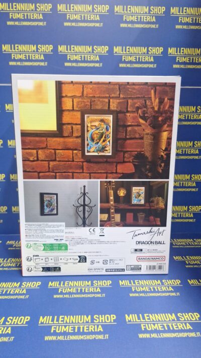 Dragon Ball Z Tamashii Art 3D Relief Picture Son Goku & Dragon 27 cm by Bandai - immagine 3