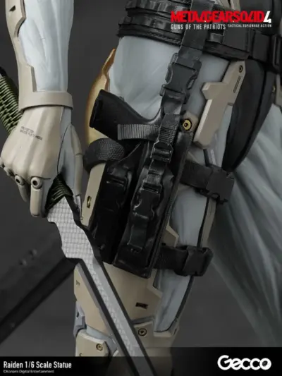 Metal Gear Solid 4 Raiden 1/6 Scale Statue by Gecco - immagine 4