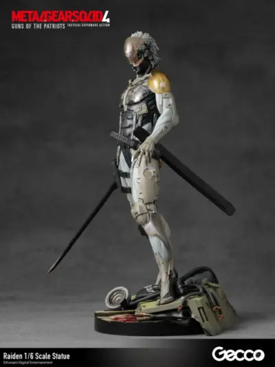 Metal Gear Solid 4 Raiden 1/6 Scale Statue by Gecco - immagine 10