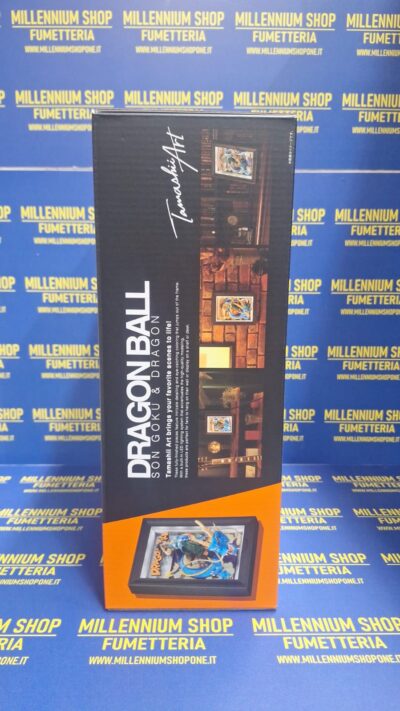 Dragon Ball Z Tamashii Art 3D Relief Picture Son Goku & Dragon 27 cm by Bandai - immagine 2