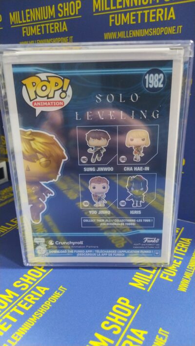 Solo Leveling Pop! Animation Vinyl Figure Sung Jinwoo (Gold) Exclusive Edition 10 cm by Funko - immagine 2