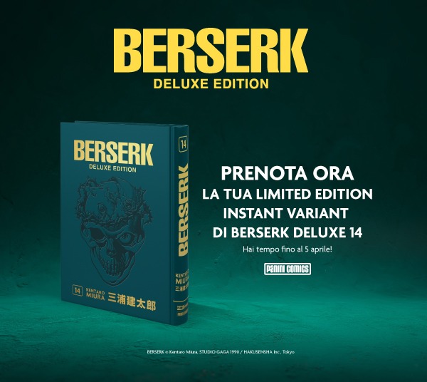 IMG-20260326-WA0041 Berserk Miura Deluxe 14 Instant Variant Manga Italia by Panini Comics - immagine 1