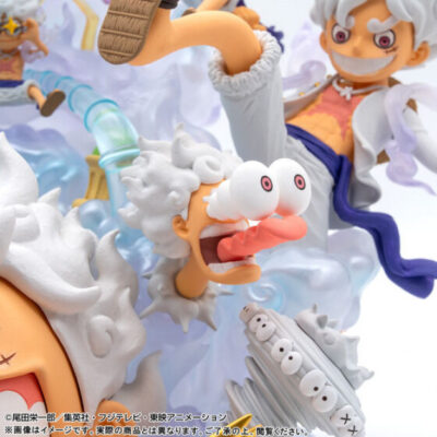 One Piece World Collectable Figure Premium - Monkey D. Luffy -Gear 5- Special Bandai Premium Exclusive - immagine 7