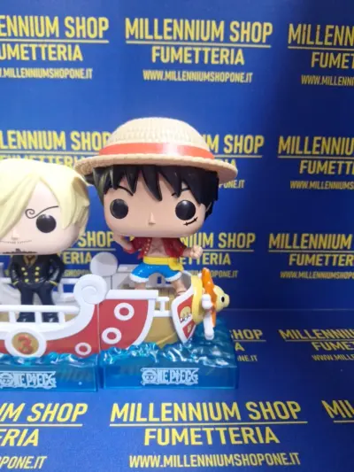 One Piece Funko Pop Kinder Set Luffy Zoro Sanji Manga Anime Going Merry - immagine 3