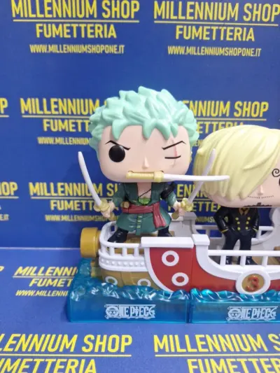 One Piece Funko Pop Kinder Set Luffy Zoro Sanji Manga Anime Going Merry - immagine 4