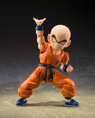 Dragon Ball S.H.Figuarts Action Figure Krillin Son Goku´s old Friend 11 cm by Bandai - immagine 4