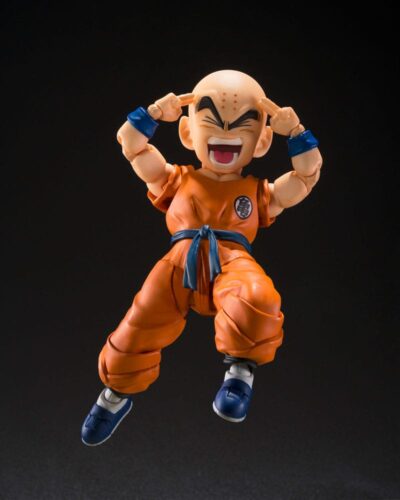Dragon Ball S.H.Figuarts Action Figure Krillin Son Goku´s old Friend 11 cm by Bandai - immagine 2