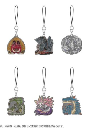 Monster Hunter Wilds Metal Keychain Monster icon Vol. 2 Blind Box Assortment (10)