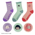 KPop Demon Hunters Socks Set of 3 HUNTR/X
