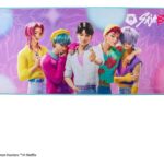 KPop Demon Hunters Desk Mat Saja Boys XL