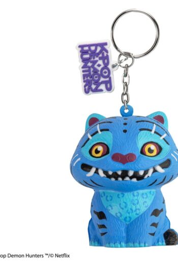 KPop Demon Hunters Squishy Keychain Derpy Tiger