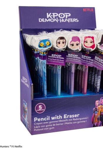 KPop Demon Hunters Pencil & Eraser Series 1 Display (30)
