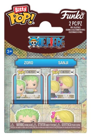 One Piece Bitty POP! Vinyl Figures 2-Pack Zoro & Sanji 2 cm