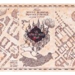 Harry Potter XL Mouse Mat Marauders Map 80 x 35 cm