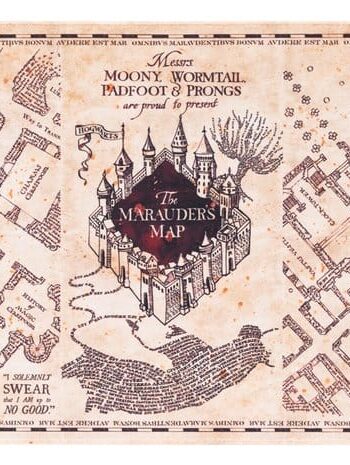 Harry Potter XL Mouse Mat Marauders Map 80 x 35 cm