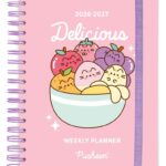 Pusheen School Diary weekly planner 2026/2027 Fruits A5