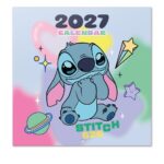 Disney Stitch 2027 Wall Calendar 30 x 30 cm