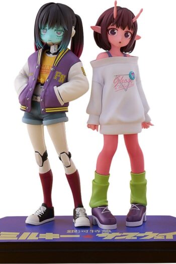 Milky Subway The Galactic Limited Express Pop Up Parade PVC Figur Chiharu & Makina 15 cm