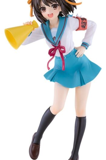 The Melancholy of Haruhi Suzumiya Pop Up Parade PVC Figure Haruhi Suzumiya L Size 22 cm