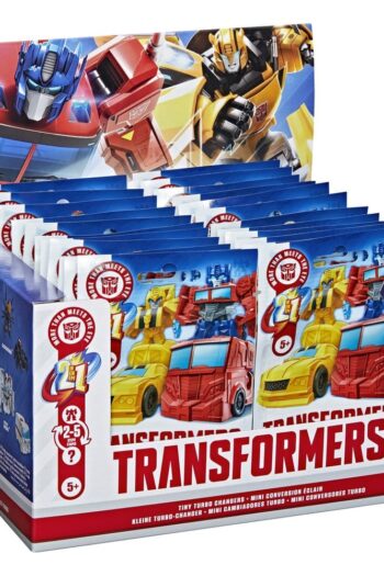 Transformers Mini Action Figures 4 cm Tiny Turbo Changers Blind Box Display (24)