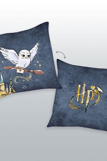 Harry Potter Pillow Logo & Hedwig 40 x 40 cm