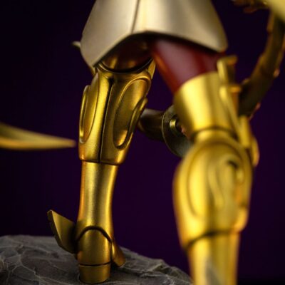 Saint Seiya Art Scale Statue 1/10 Sagittarius Aiolos 21 cm Micene e baby Athena Saori by Iron Studios - immagine 4
