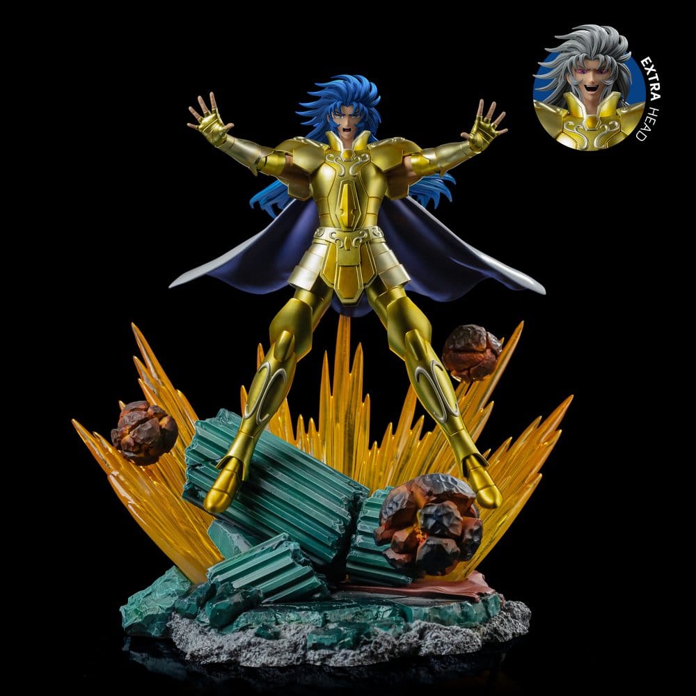 x_is33613_c Saint Seiya Art Scale Statue 1/10 Gemini Saga 26 cm Arles Gemelli by Iron Studios - immagine 1