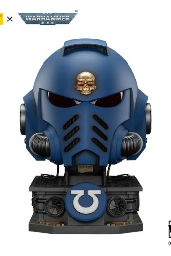 Warhammer 40,000 Captain MkX Helmet & Display Stand Ultramarines 44 cm