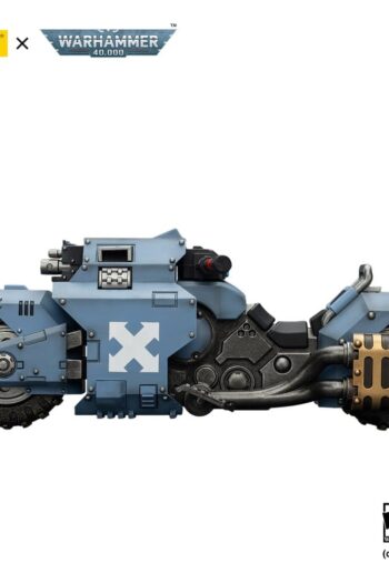 Warhammer 40,000 Raider-pattern Combat Bike Space Wolves with twin-linked bolt rifles 22 cm
