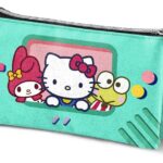 Sanrio Triple Pencil Case Hello Kitty Videogame