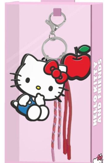 Sanrio Charm Keyring Hello Kitty Face