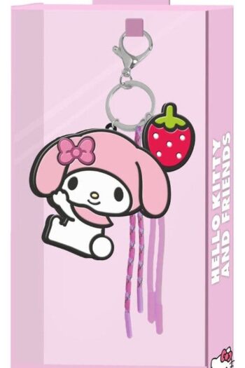 Sanrio Charm Keyring My Melody Face