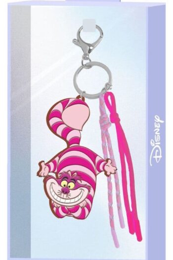 Alice in Wonderland Charm Keyring Cheshire Cat Smile