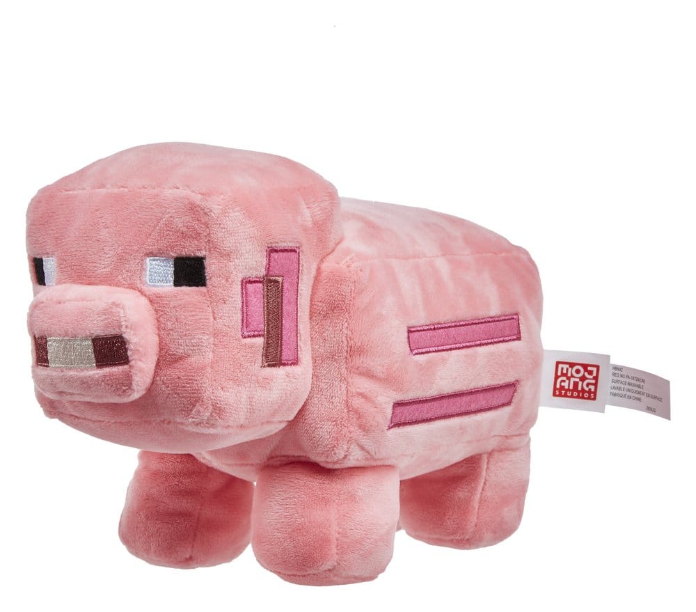 x_matthbn42 Minecraft Plush Figure Pig 20 cm - immagine 1
