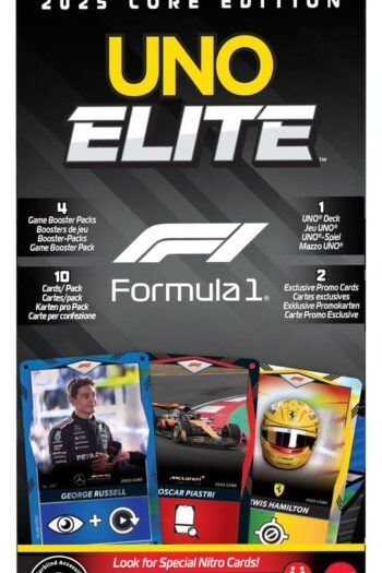 Formula 1 UNO Card Game Elite F1 Starter-Set