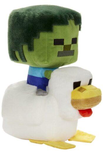 Minecraft Deluxe Plush Figure Chicken Jockey 20 cm