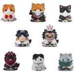 Bleach Mega Cat Project Minifigures 3 cm Thousand-Year Blood War Bleach Nyan Blind Box Display (8) (Repeat)
