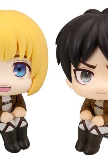 Attack on Titan Lookup PVC Figures 2-Pack Armin Arlert & Eren Yeager Grumpy Ver. 11 cm (with gift)