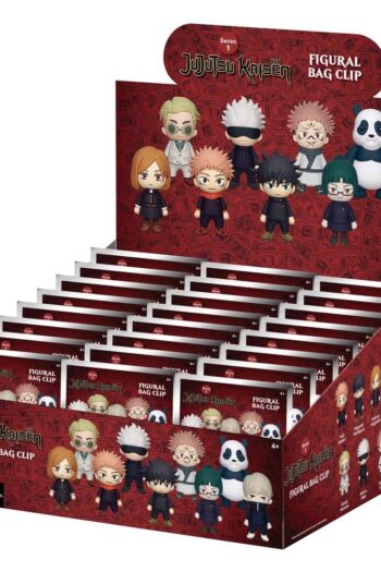 Jujutsu Kaisen 3D PVC Bag Clips Serie 1 Display (24)