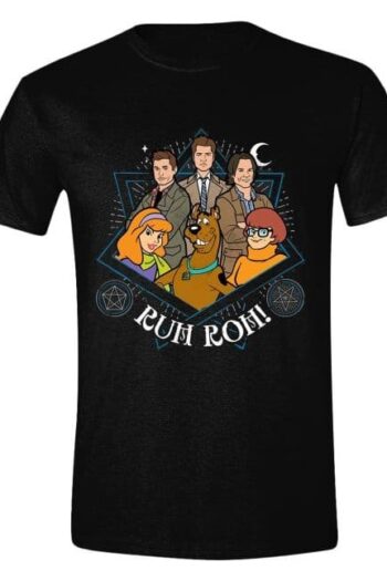 Supernatural T-Shirt Scoobynatural Group Ruh Roh Size XL