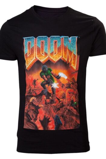 DOOM T-Shirt Classic Boxart Size S