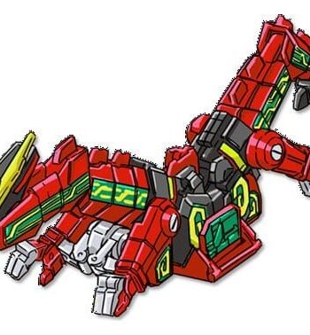 Mighty Morphin Power Rangers Thunderzord Action Figure Red Dragon