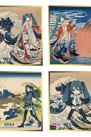 Hatsune Miku x Katsushika Hokusai iXima Shikishi Blind Box Assortment (8)