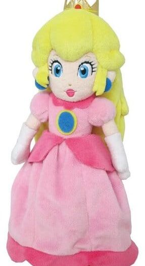 Super Mario Plush Figure Princess Peach 26 cm