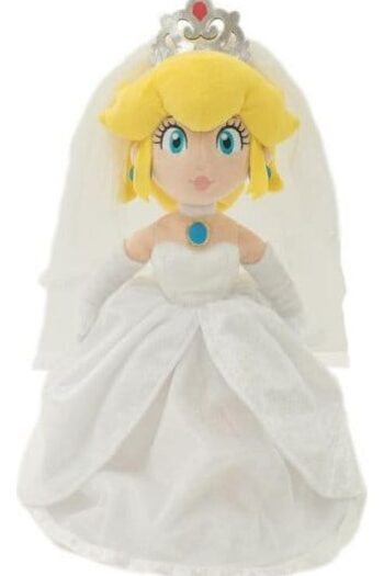 Super Mario Plush Figure Princess Peach Wedding 40 cm