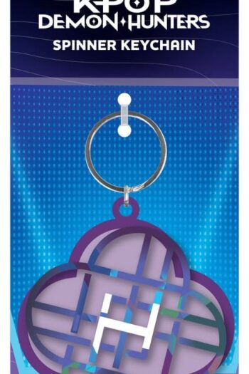 KPop Demon Hunters Metal Keychain Spinner Huntrix